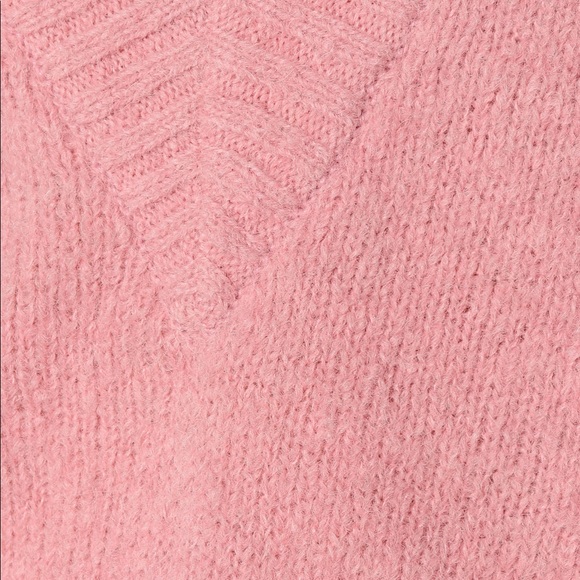 💍SOLD💍 Tibi Oversize V Neck Alpaca Blend Sweater - Picture 3 of 8